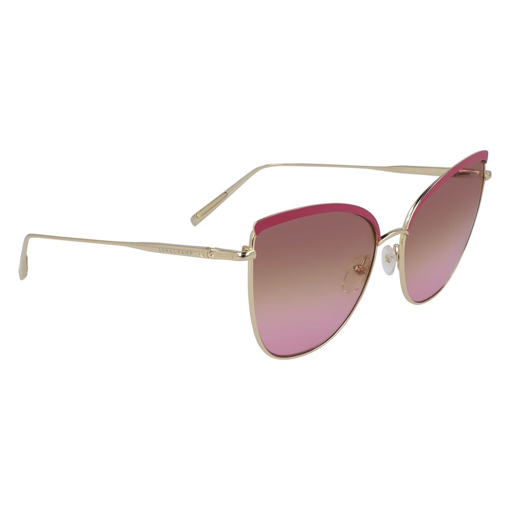 Gold Metal Sunglasses Longchamp