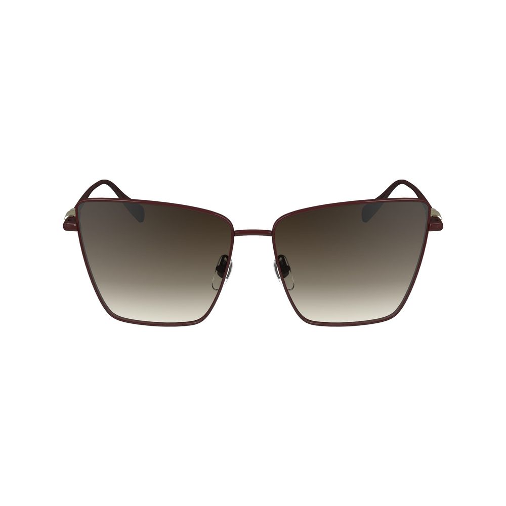 Red Metal Sunglasses Longchamp