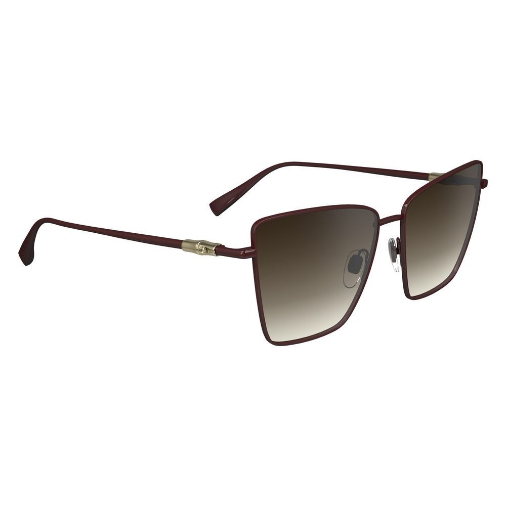 Red Metal Sunglasses Longchamp