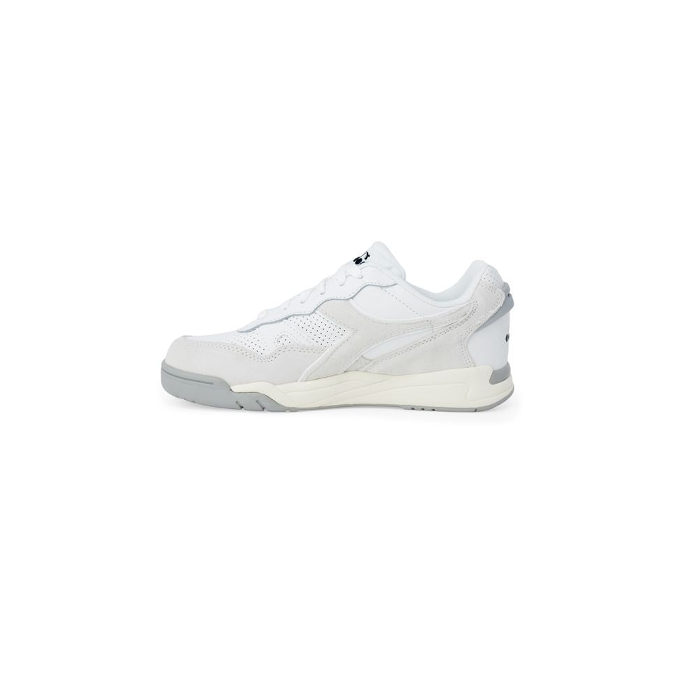 White Artificial Leather Sneaker Diadora