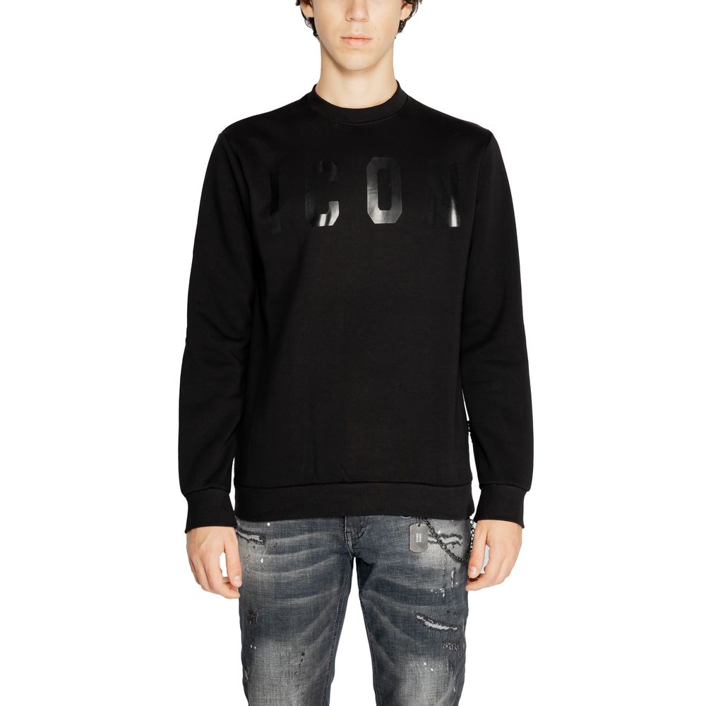 Black Cotton Sweatshirt Icon