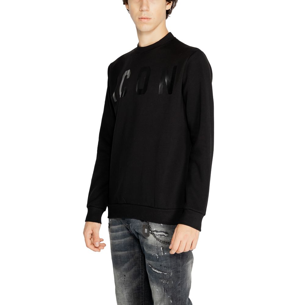 Black Cotton Sweatshirt Icon