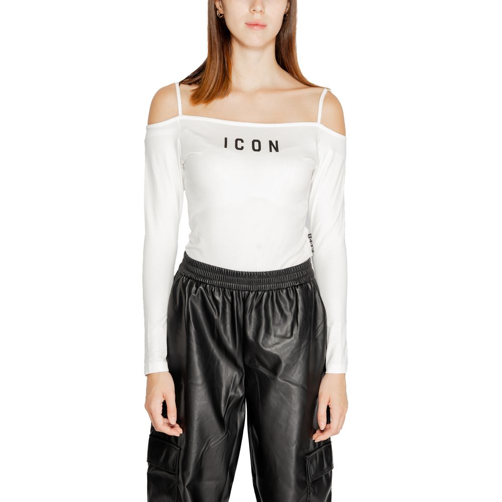 White Cotton Bodysuit Icon