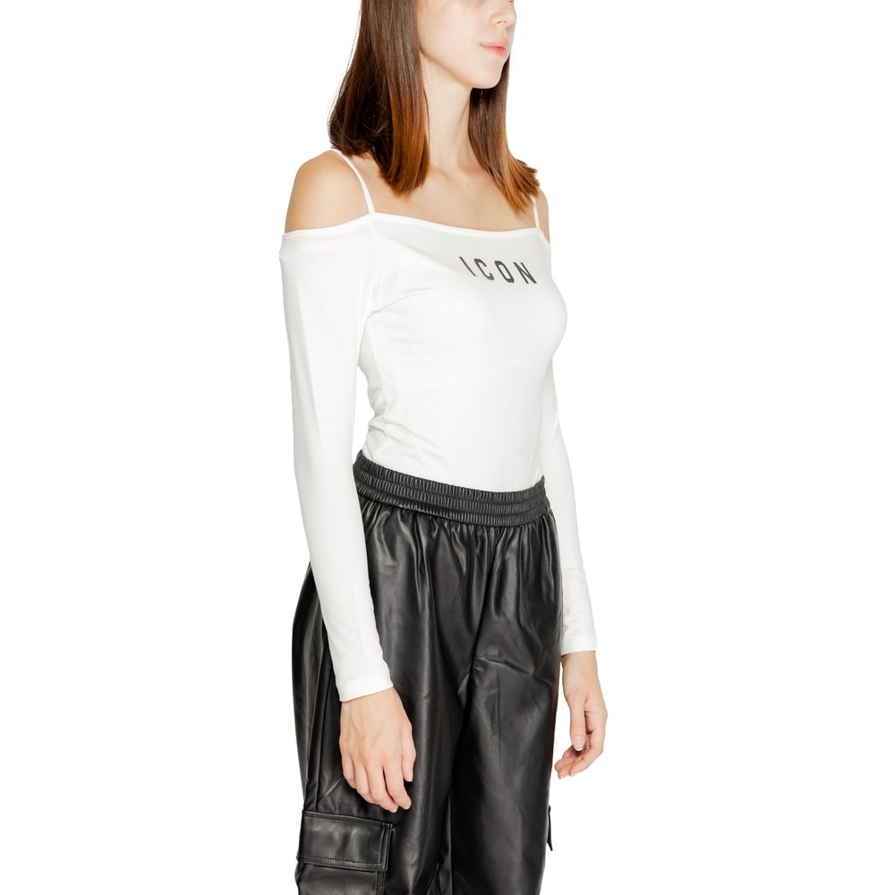 White Cotton Bodysuit Icon