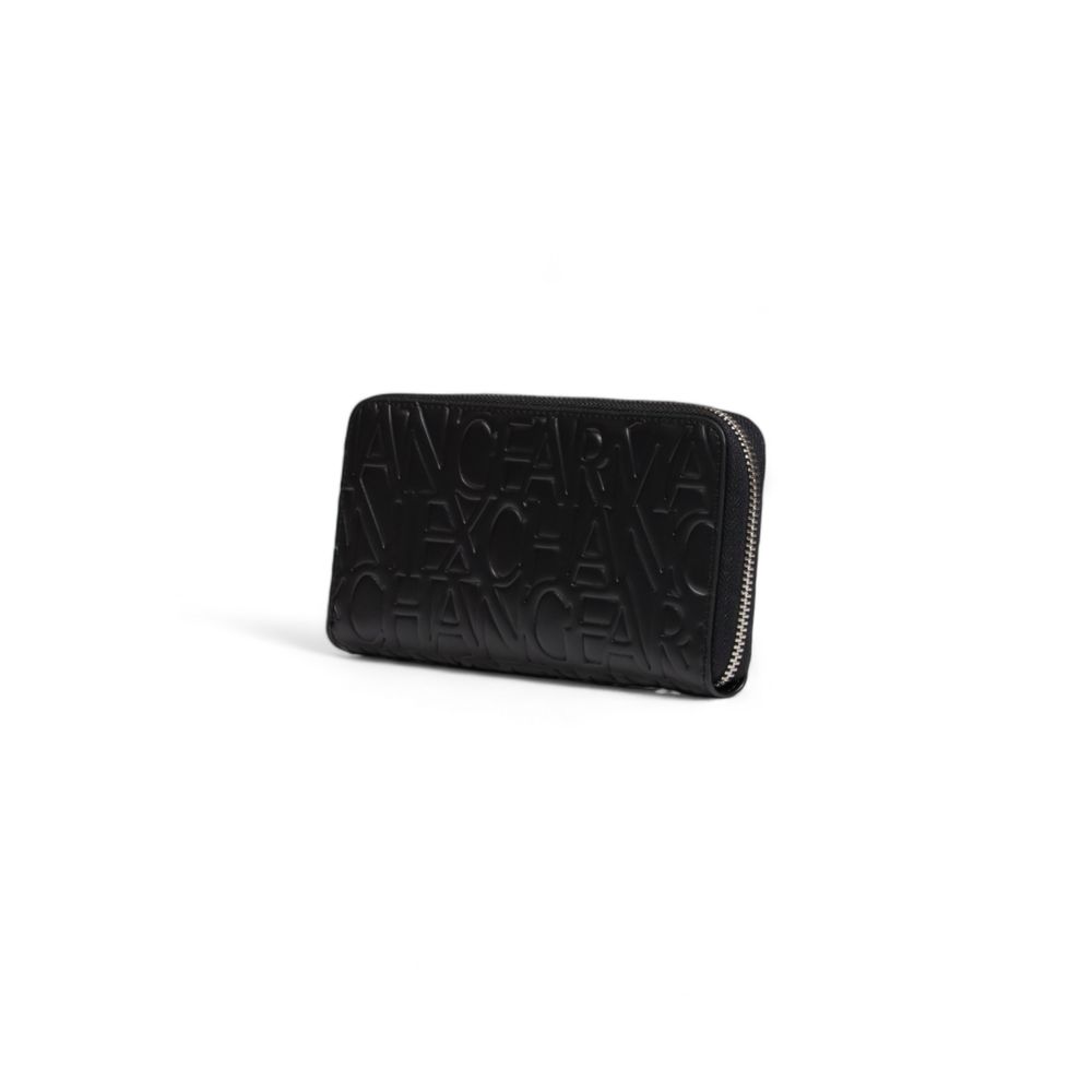 Black Polyethylene Wallet Armani Exchange
