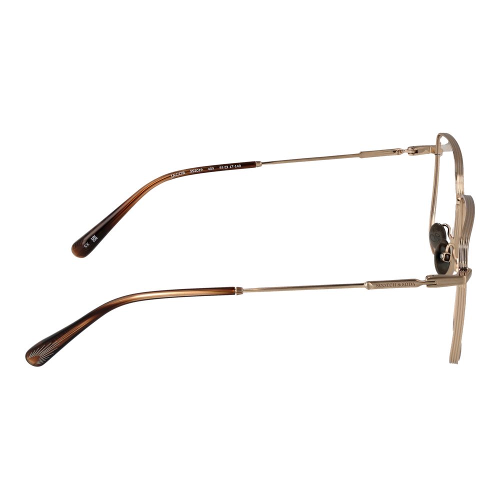 Gold Men Glasses Frame Scotch & Soda