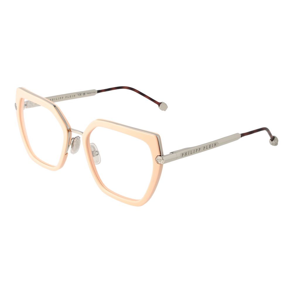 Pink Women Glasses Frame Philipp Plein