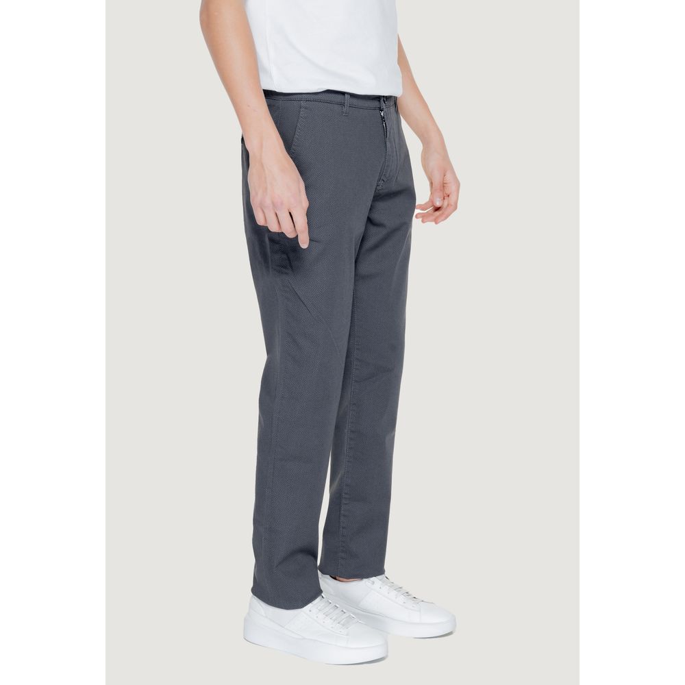 Black Cotton Pant Armani Exchange