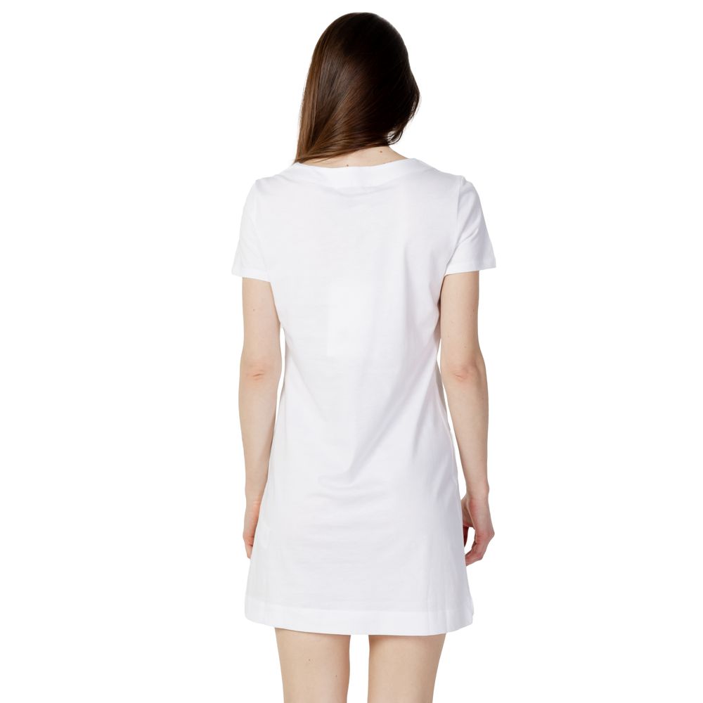 White Cotton Short Love Moschino