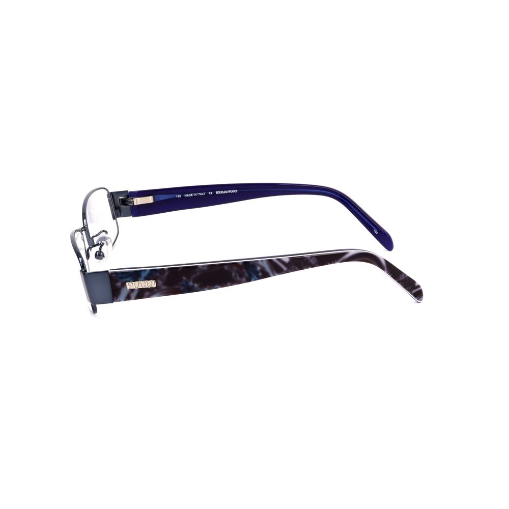 Blue Metal Frames Emilio Pucci
