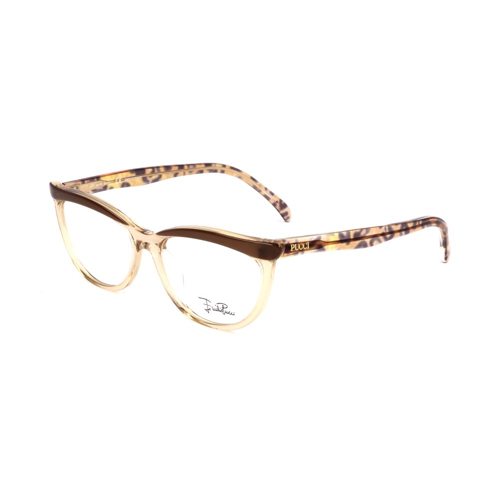 Brown Plastic Frames Emilio Pucci