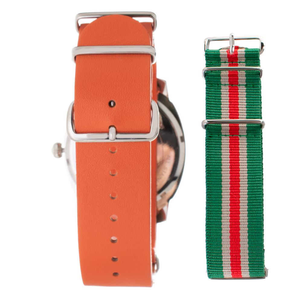 Orange Leather Watch Folli Follie