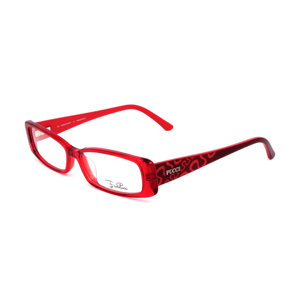 Red Plastic Frames Emilio Pucci