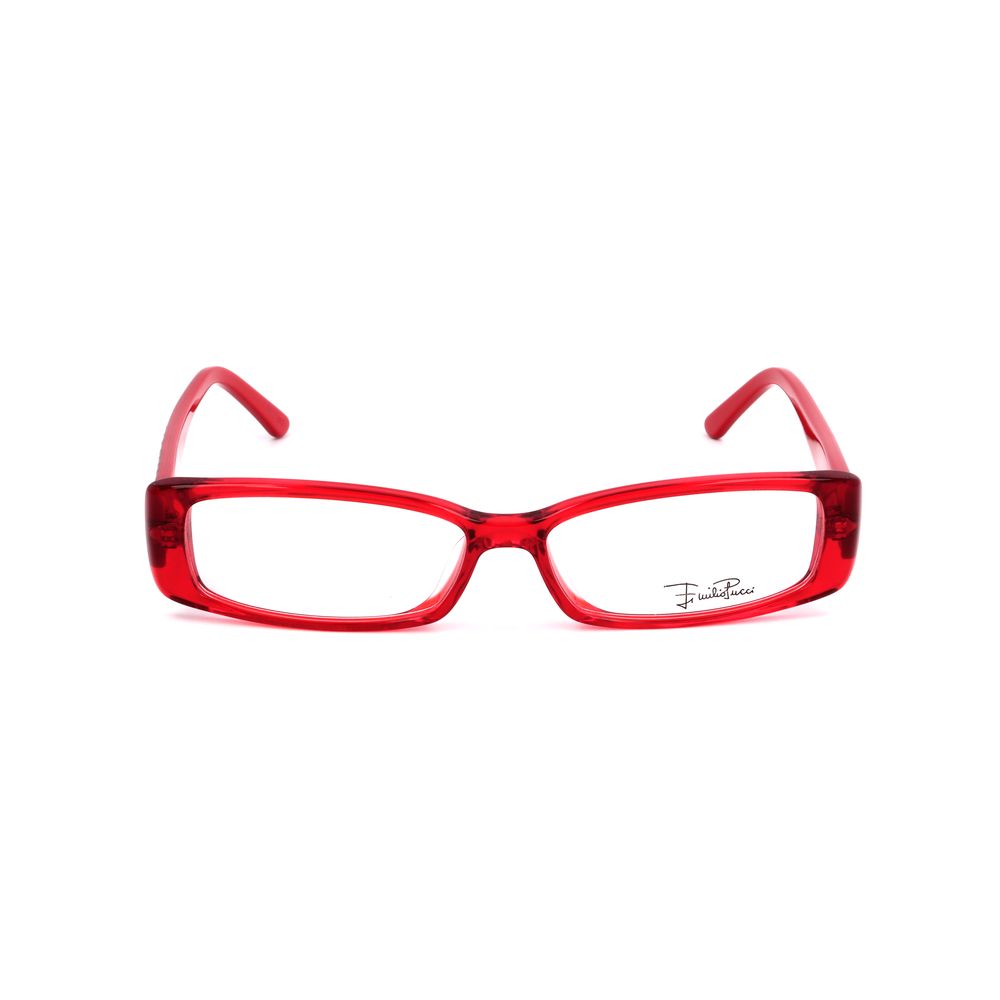 Red Plastic Frames Emilio Pucci