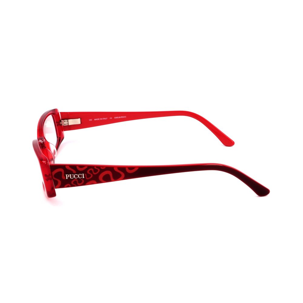 Red Plastic Frames Emilio Pucci