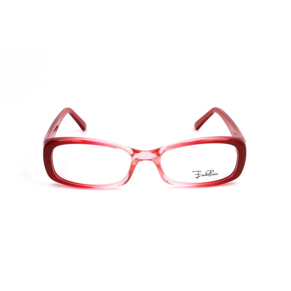 Red Plastic Frames Emilio Pucci