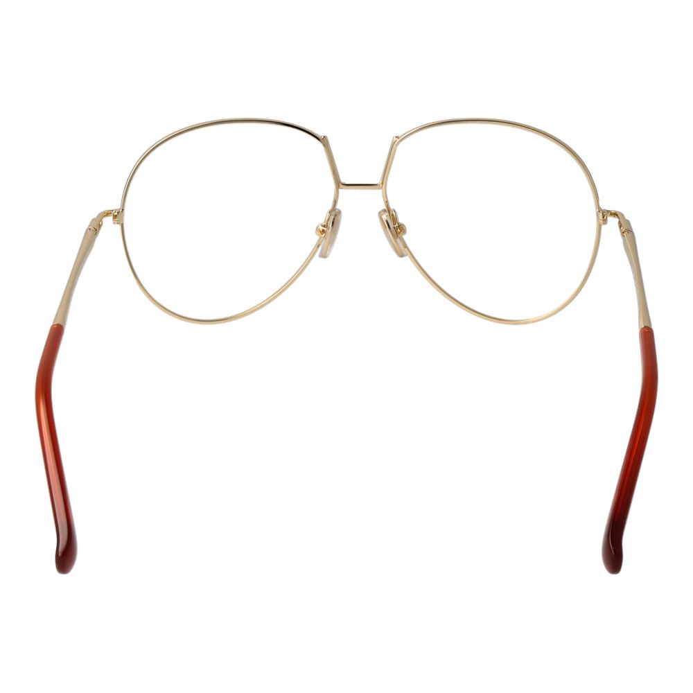 Orange Women Glasses Frame Max Mara