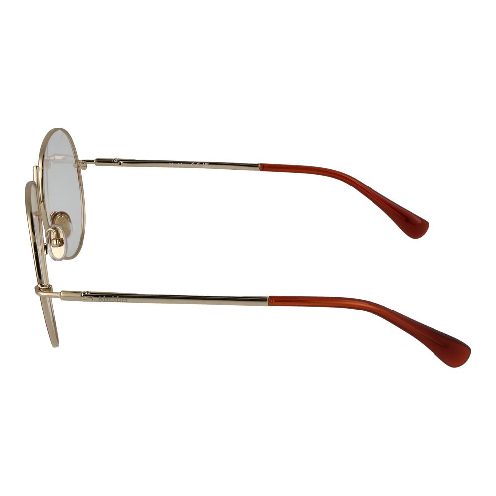 Orange Women Glasses Frame Max Mara