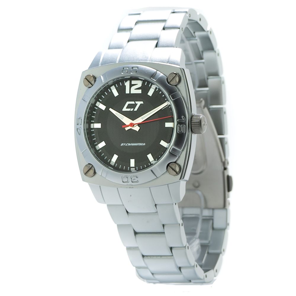 Silver Aluminum Watch Chronotech