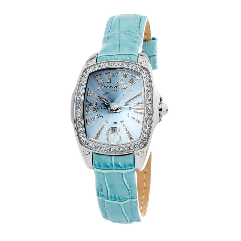 Blue Leather Watch Chronotech