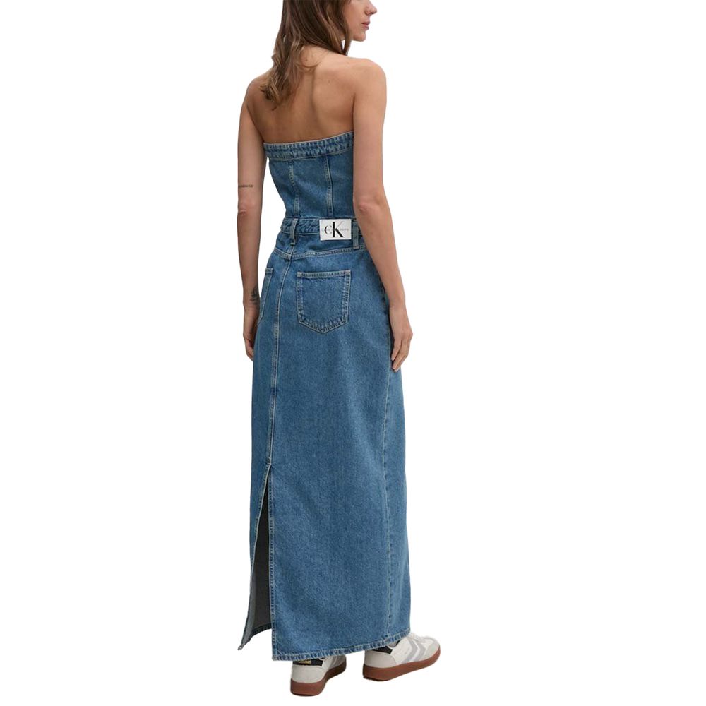 Blue Cotton Long dresses Calvin Klein Jeans