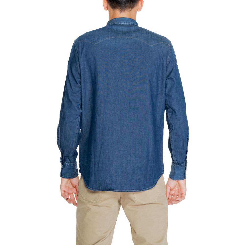 Blue Cotton Shirt Replay