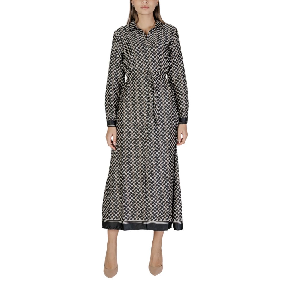Black Recycled Polyester Long Only