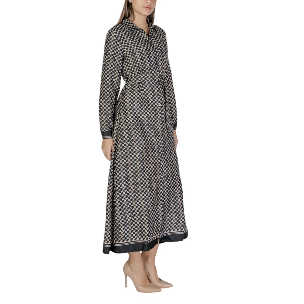 Black Recycled Polyester Long Only