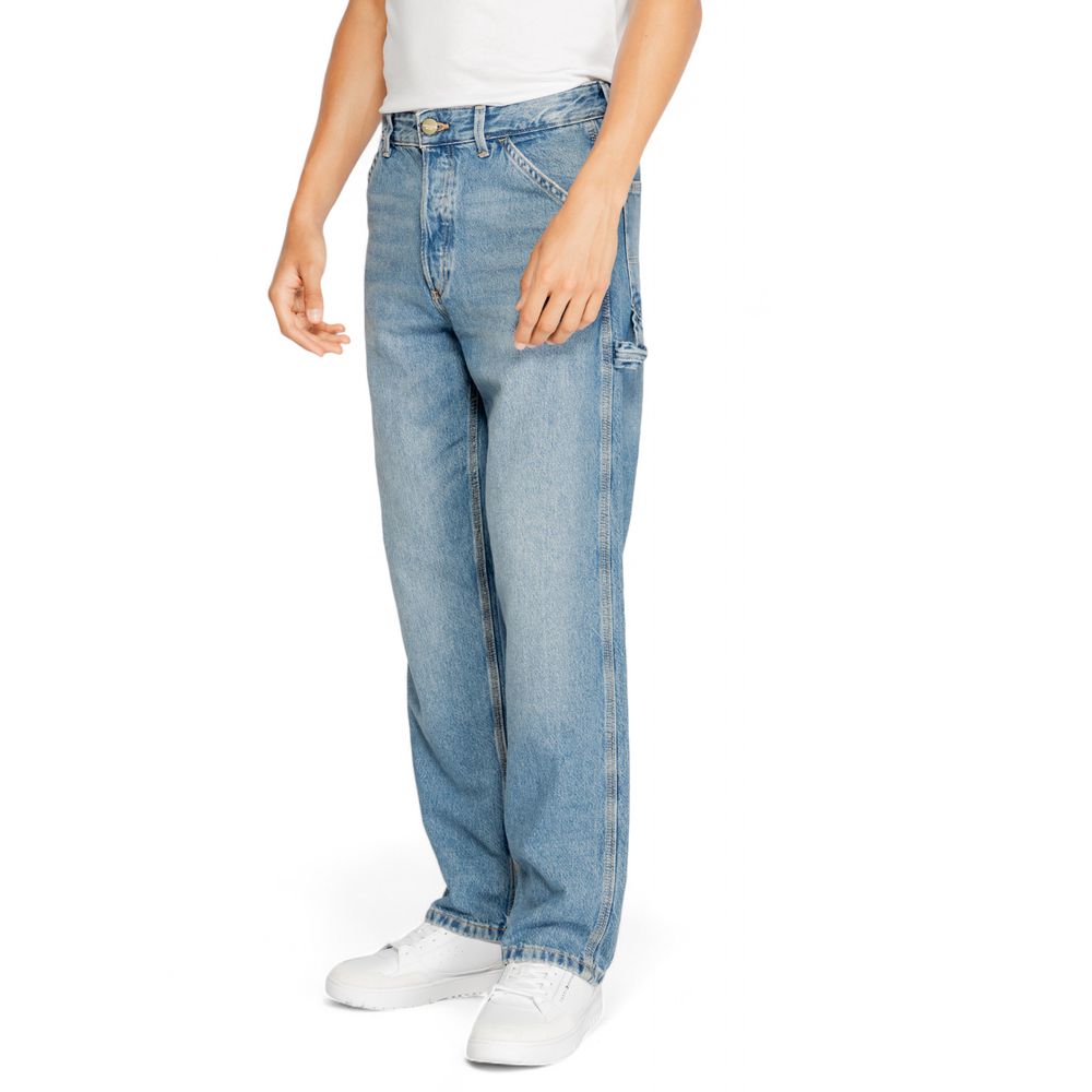Blue Cotton Relaxed Fit Jean Jack Jones