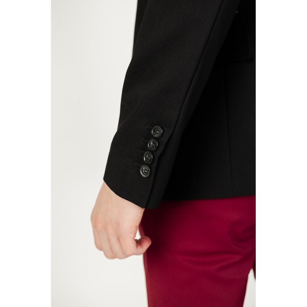 Black Cotton Blazer Gianni Lupo