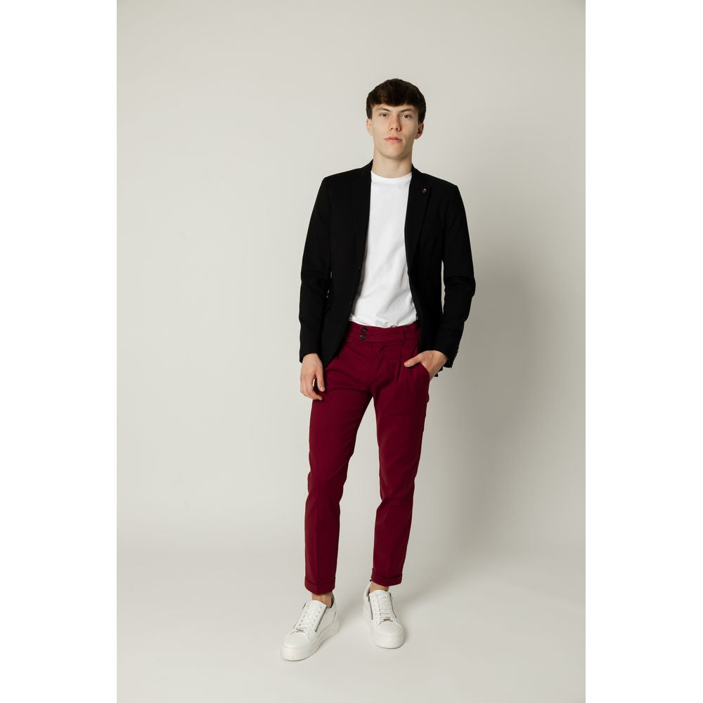 Black Cotton Blazer Gianni Lupo