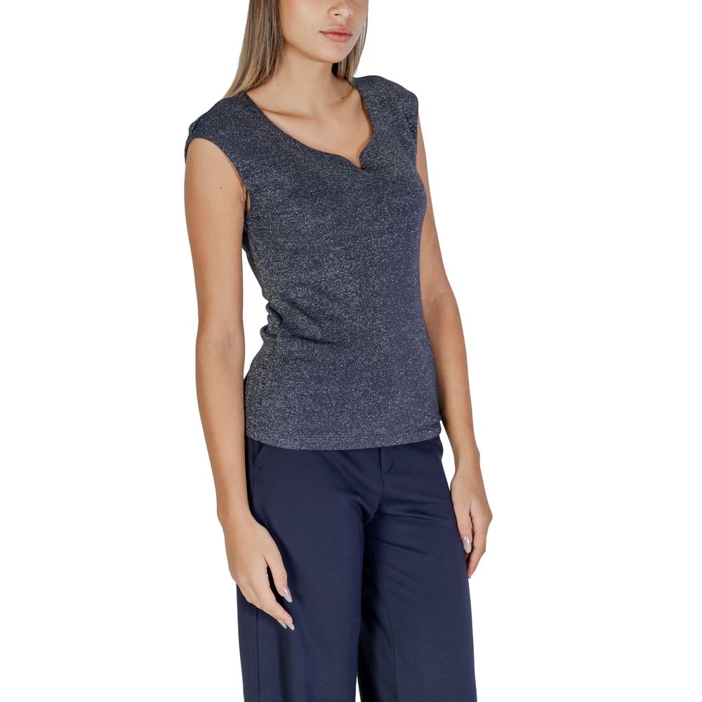 Blue Viscose Tank Top Street One