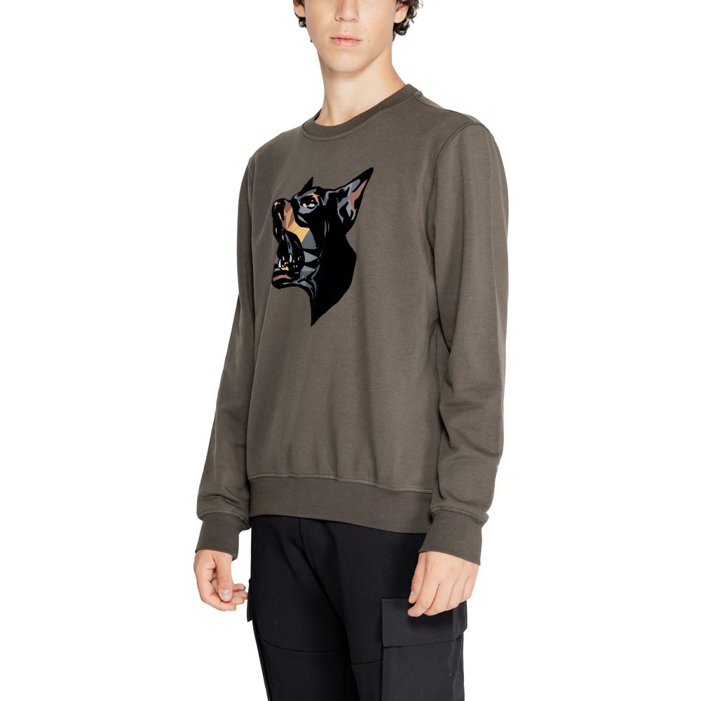 Green Cotton Sweatshirt Antony Morato