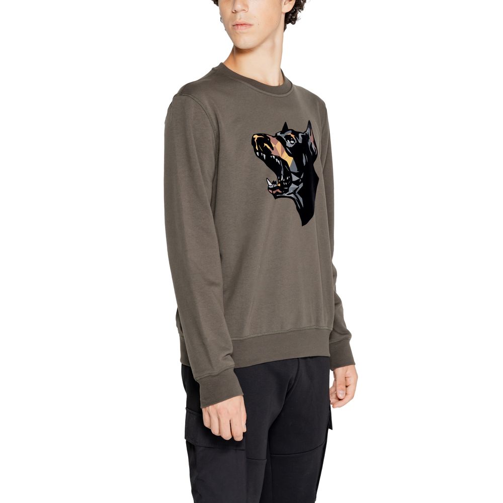 Green Cotton Sweatshirt Antony Morato