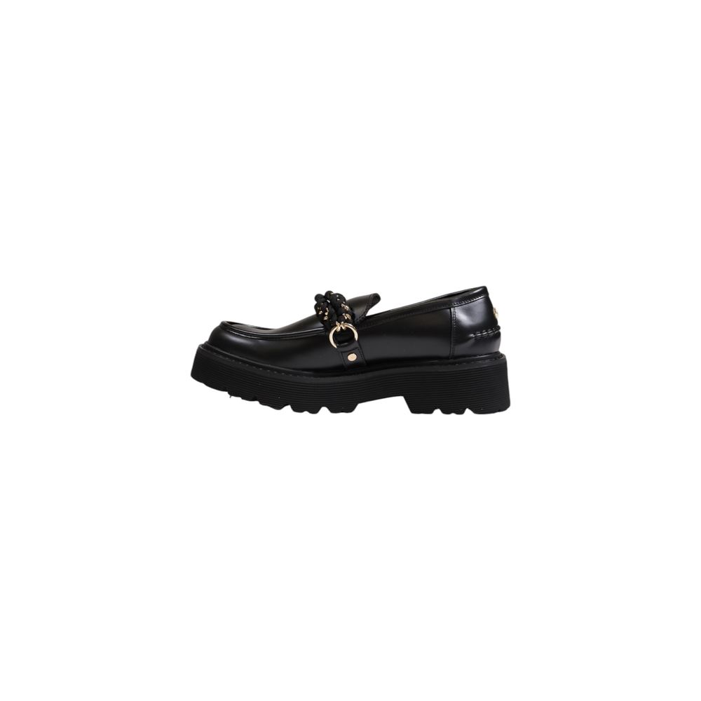 Black Leather Platform Cult