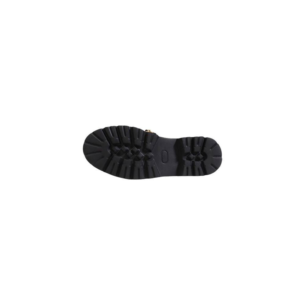 Black Leather Platform Cult