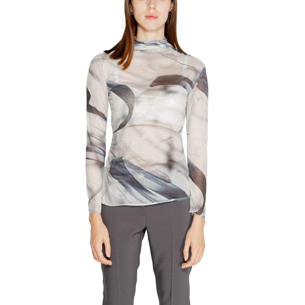 Gray Polyester Long Sleeve Rinascimento