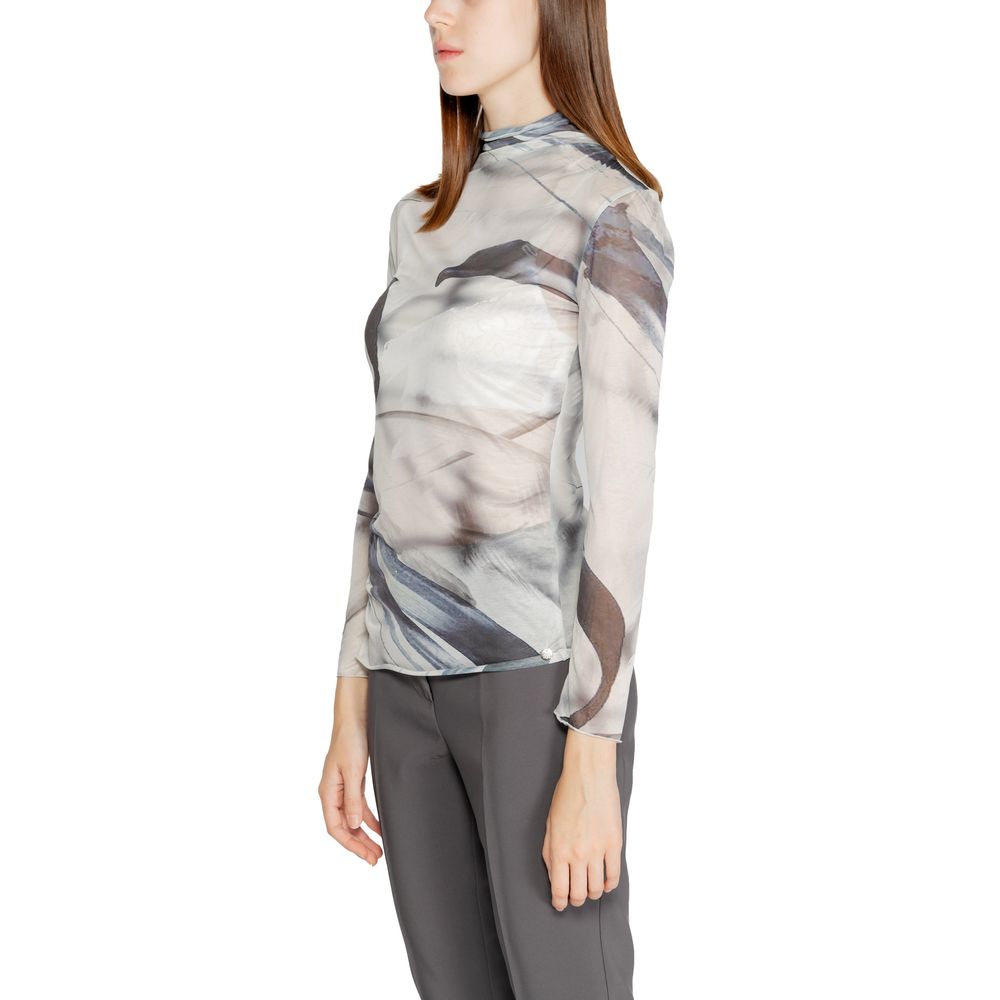 Gray Polyester Long Sleeve Rinascimento
