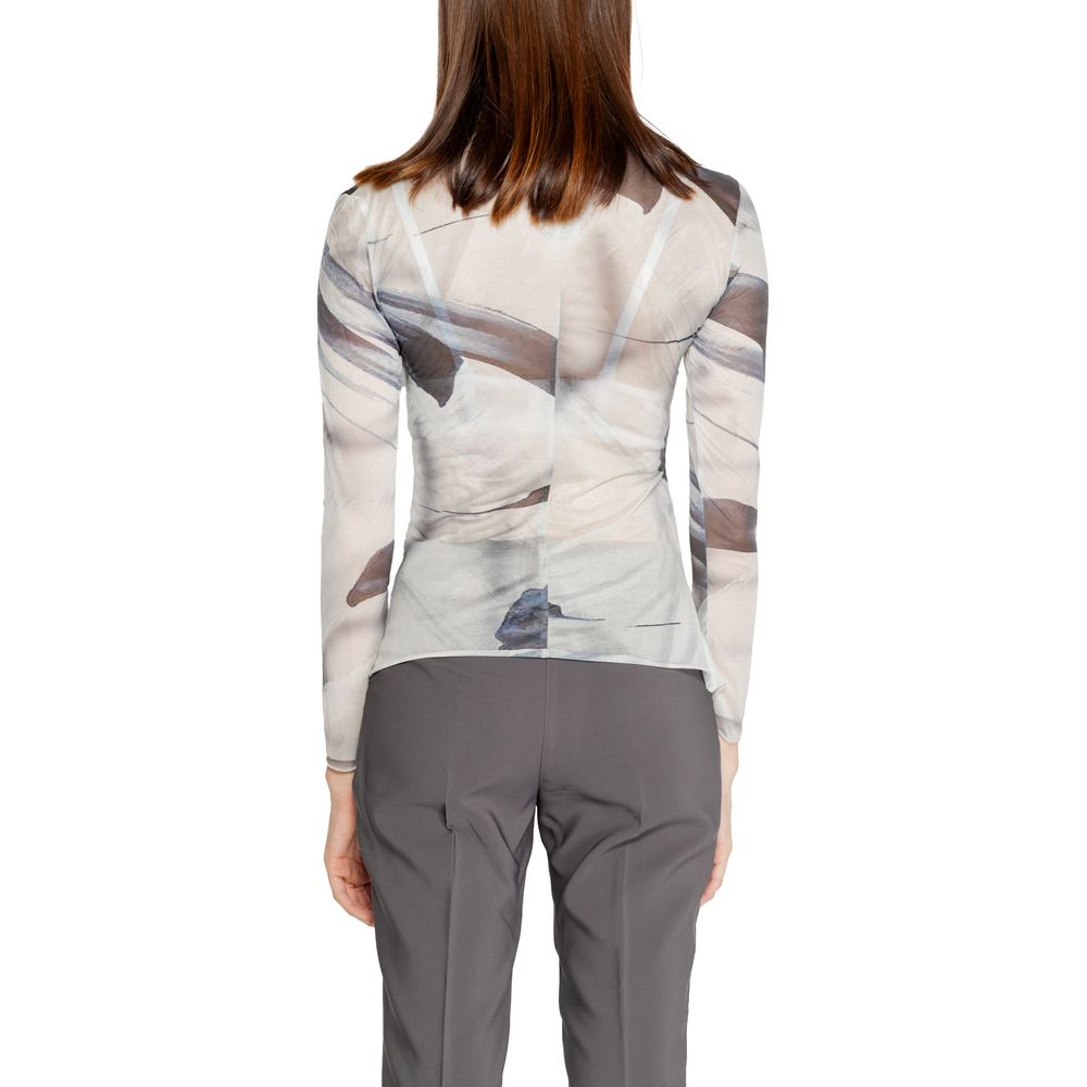 Gray Polyester Long Sleeve Rinascimento