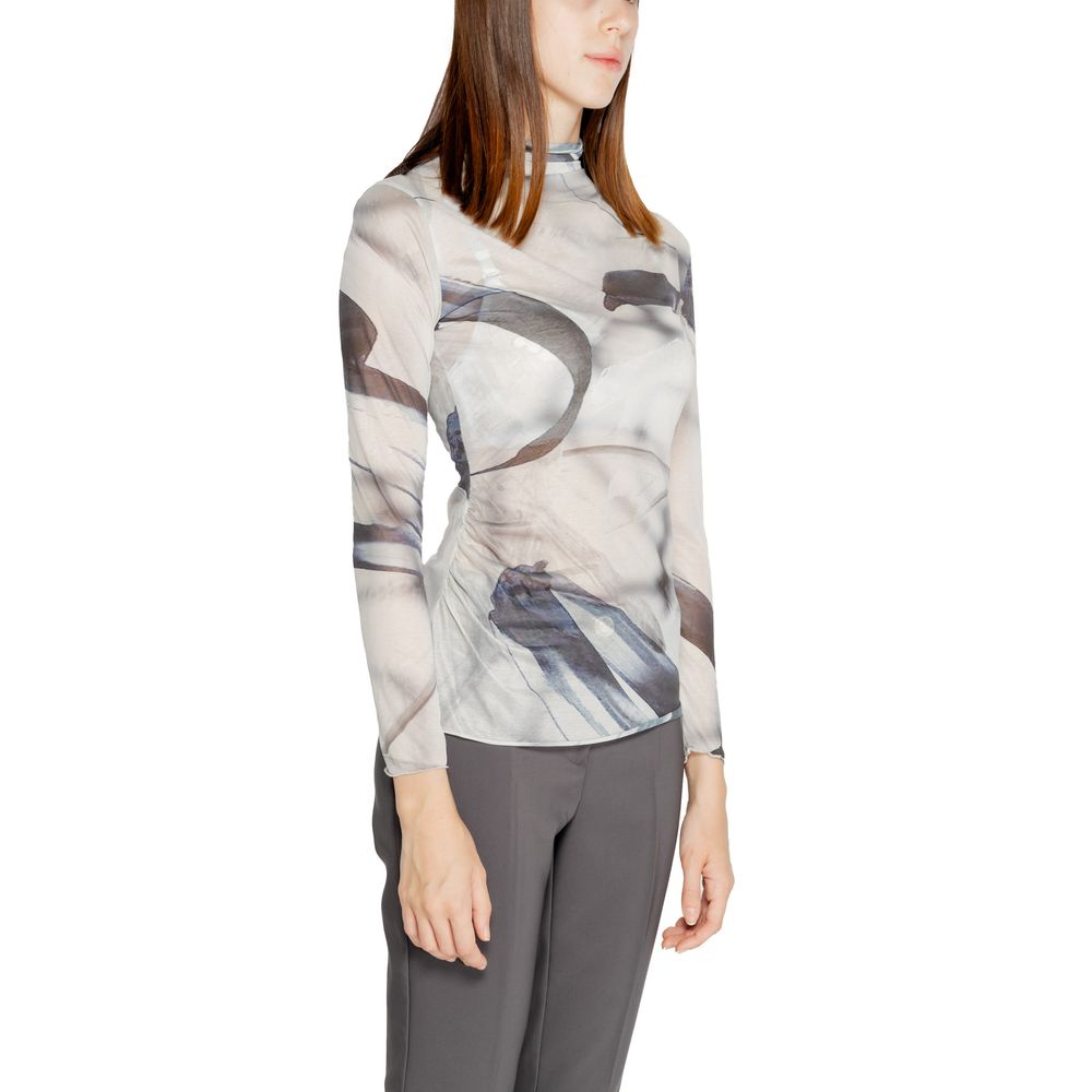 Gray Polyester Long Sleeve Rinascimento