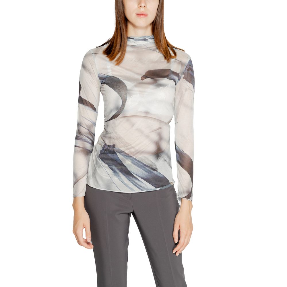 Gray Polyester Long Sleeve Rinascimento