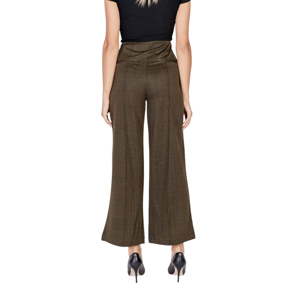 Green Polyester Pant ICHI