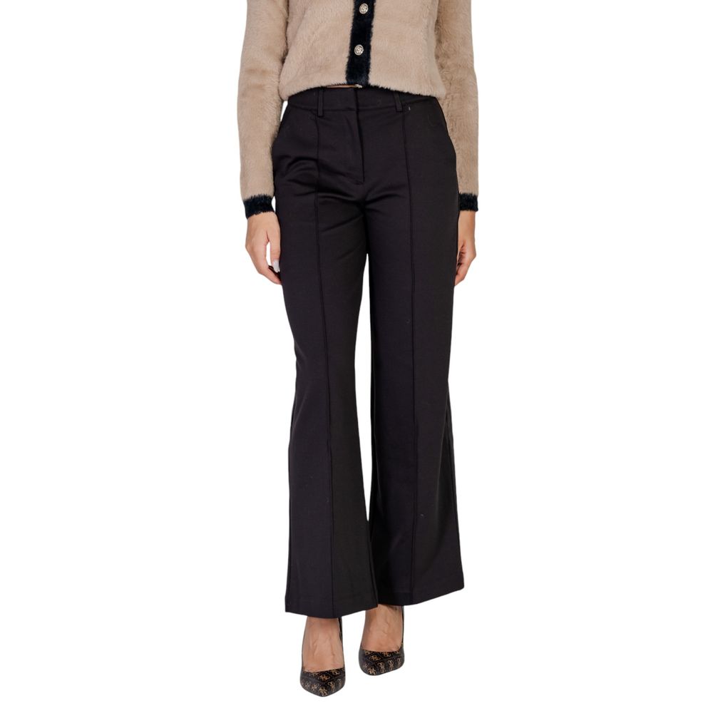 Black Polyester Pant ICHI
