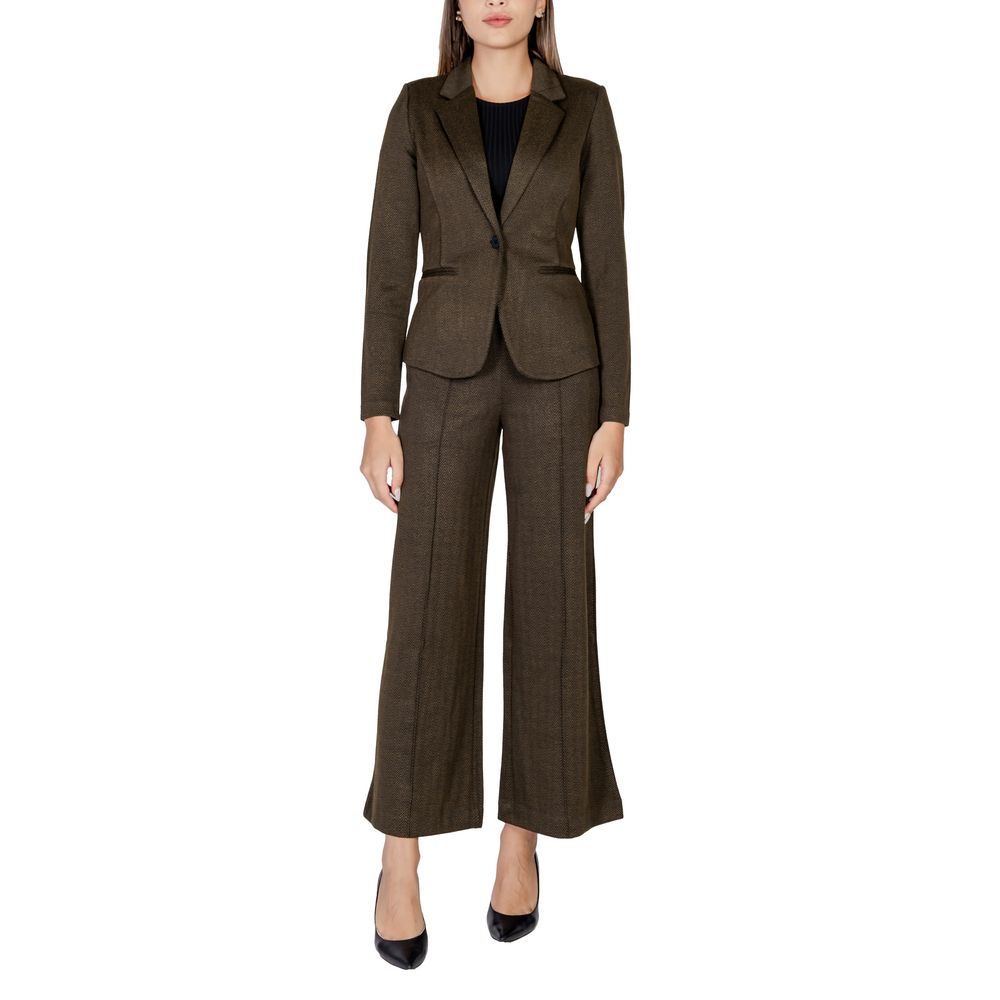 Green Polyester Blazer ICHI