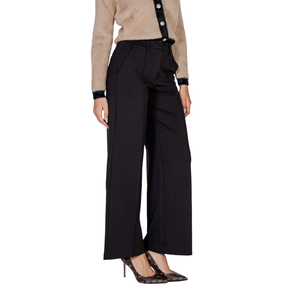 Black Polyester Pant ICHI