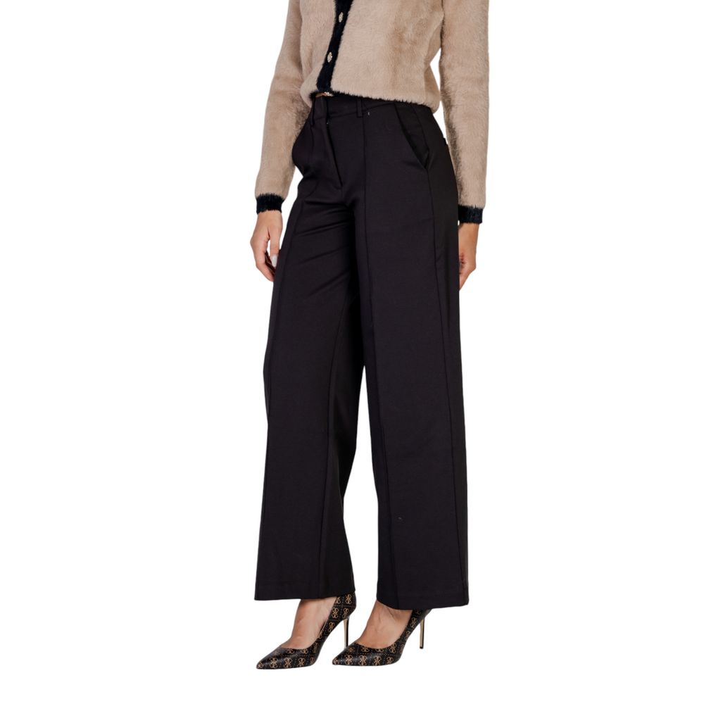 Black Polyester Pant ICHI