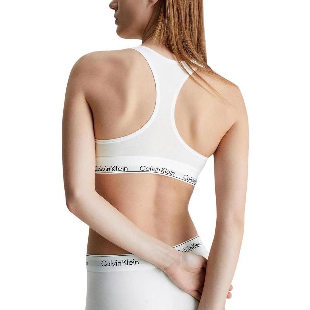 White Cotton Bra Calvin Klein Underwear