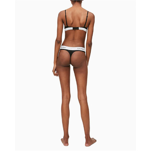 Black Cotton Panty Calvin Klein Underwear