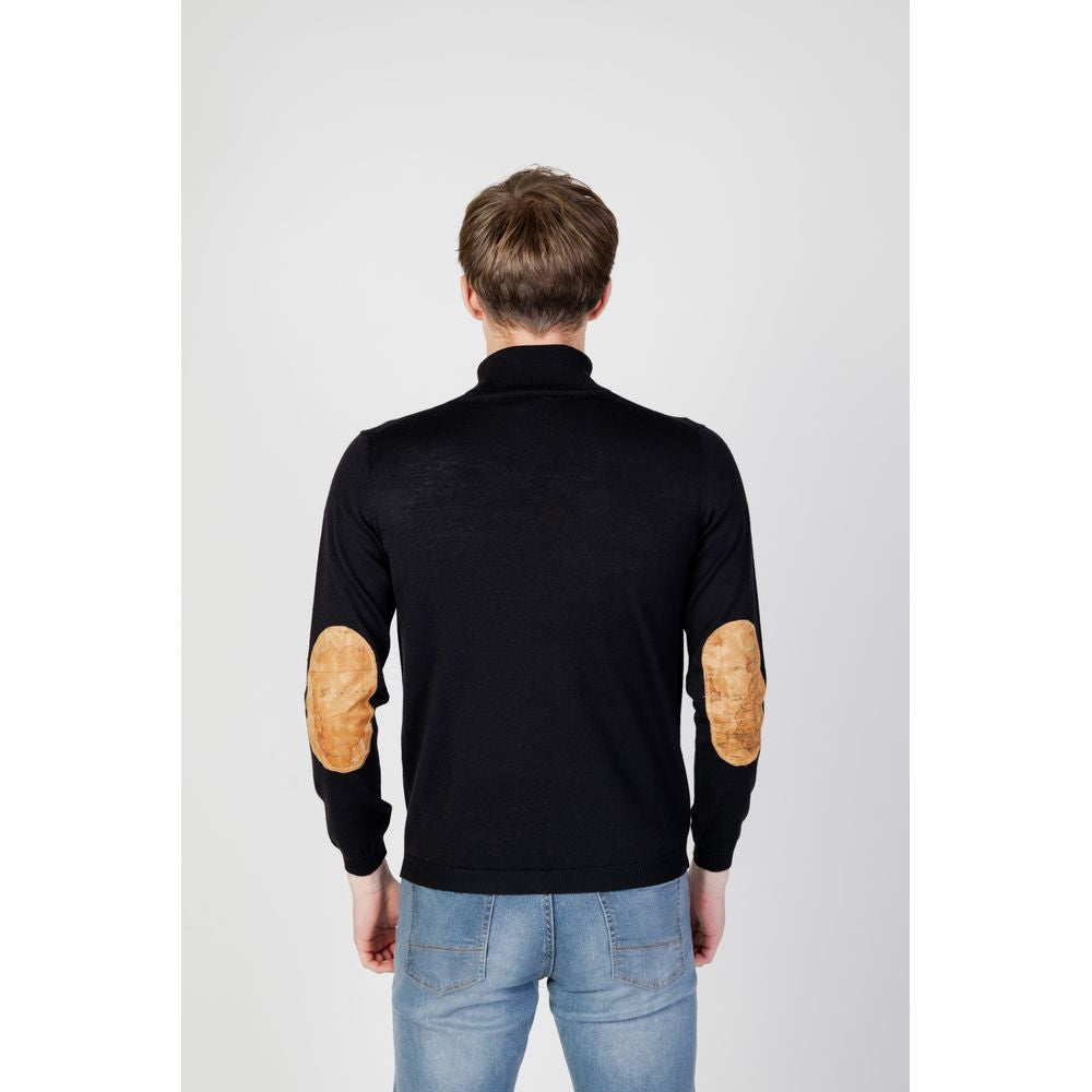 Black Viscose Turtleneck Alviero Martini Prima Classe