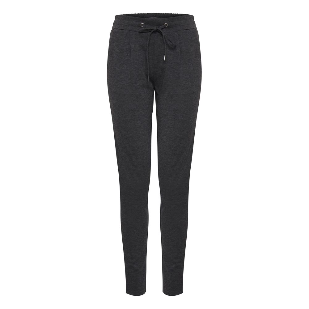 Gray Polyester Pant ICHI